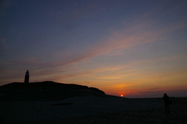 Vuurtoren Texel, avond